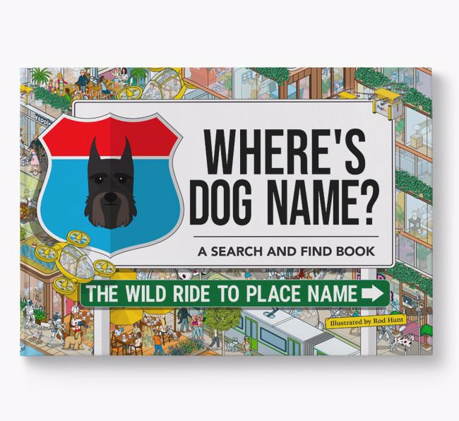 Personalised Dog Book - Where's Your Dog - Wild Ride